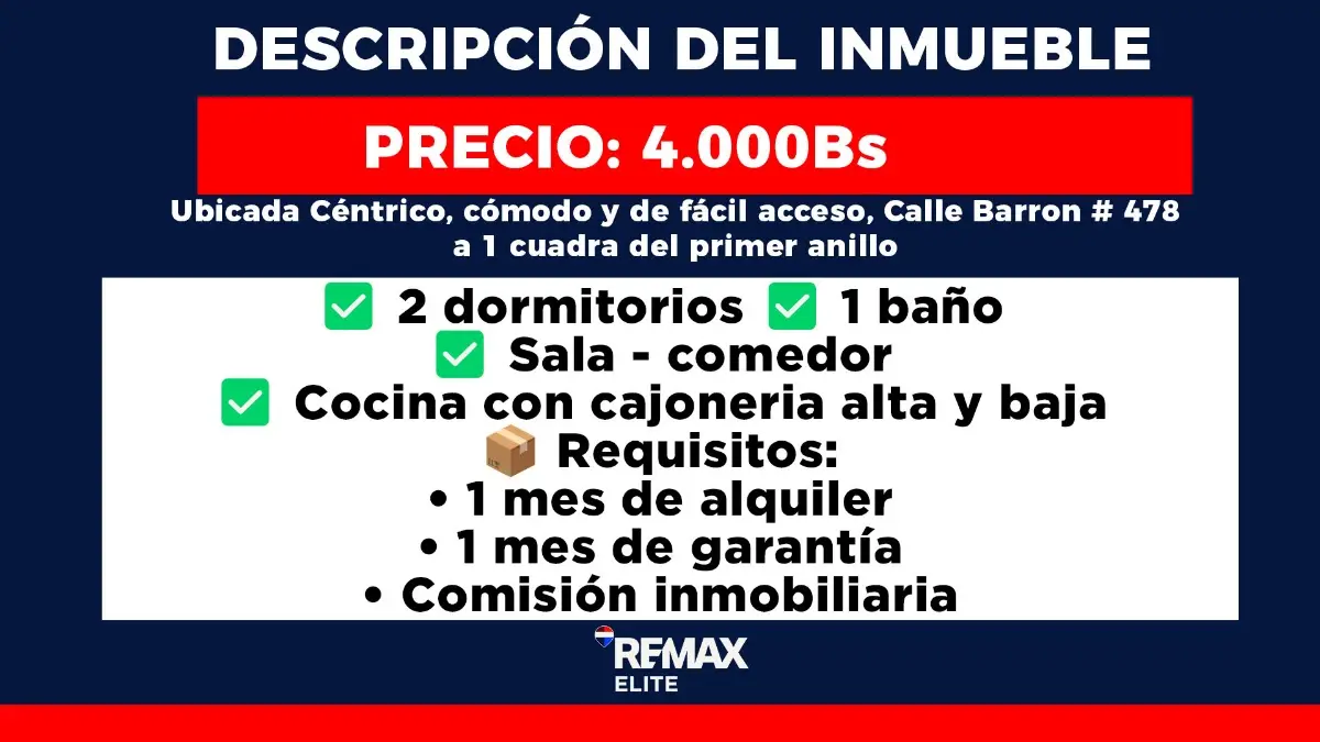 Foto 4 de Departamento Amoblado En Alquiler 1er Anillo