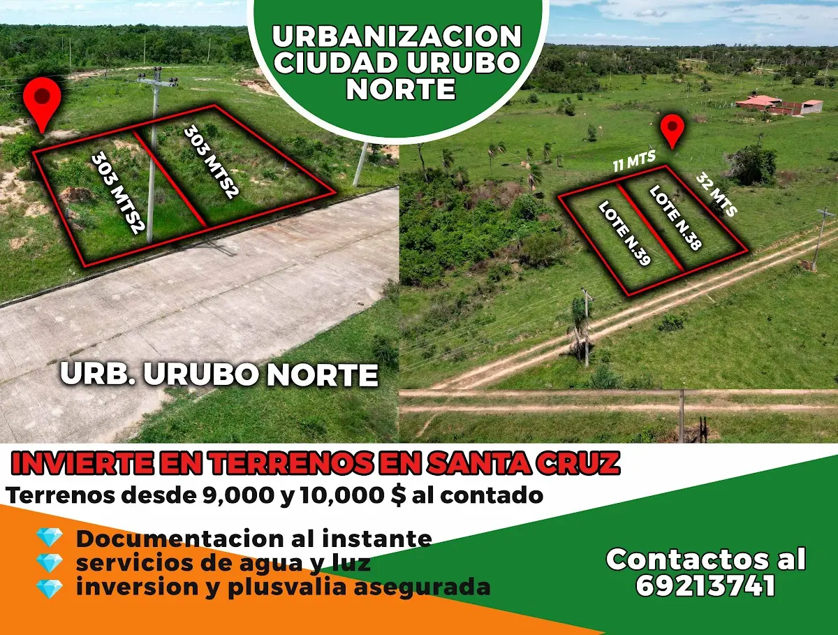 Terreno Economico En Urb.. Urubo Norte